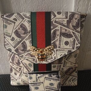 Stylish Money Print Women's Bag